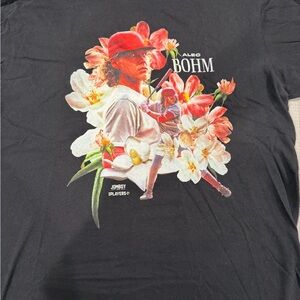 Philadelphia Phillies Alec Bohm Floral Tee Jomboy Media Size Medium M Black